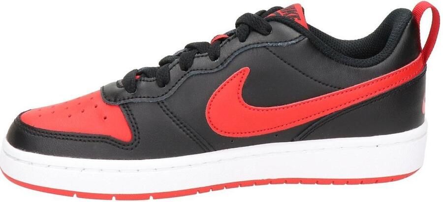 Nike Court Borough Low 2 (GS) leren sneaker zwart rood - Foto 9