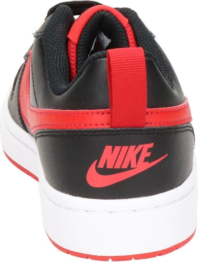 Nike Court Borough Low 2 (GS) leren sneaker zwart rood - Foto 2