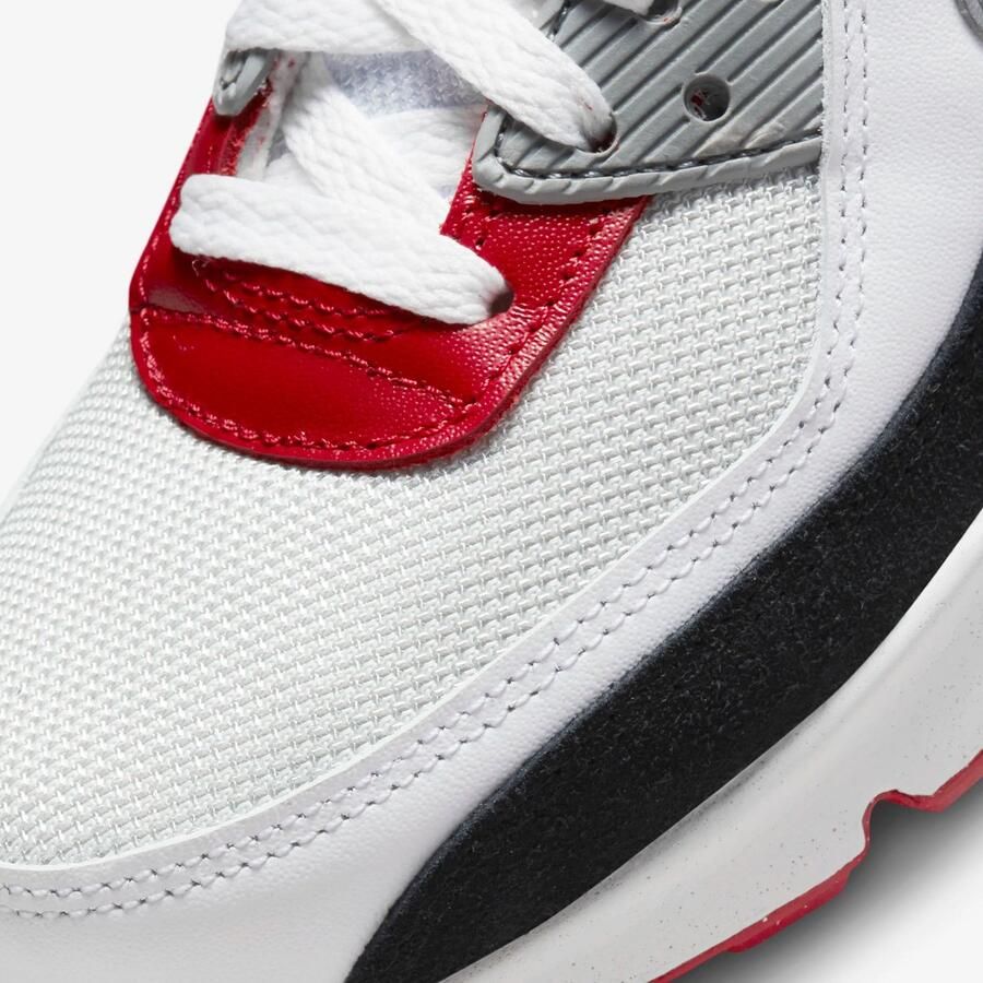 Nike Air Max 90 Junior Photon Dust Varsity Red White Particle Grey Kind - Foto 2