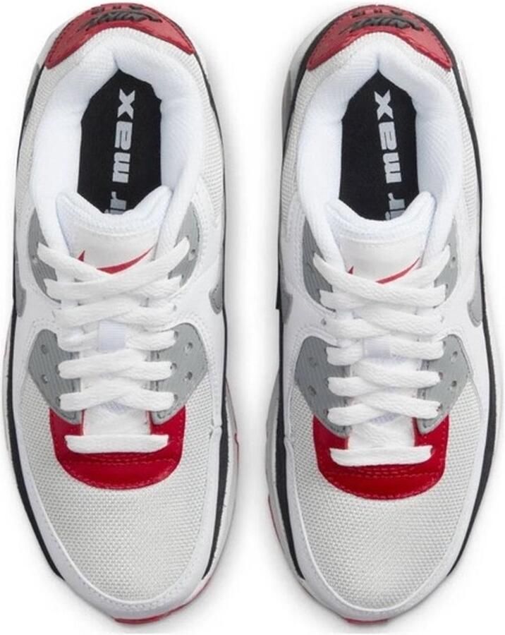 Nike Air Max 90 Junior Photon Dust Varsity Red White Particle Grey Kind - Foto 6