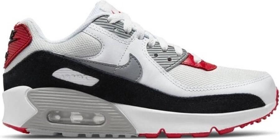 Nike Air Max 90 Junior Photon Dust Varsity Red White Particle Grey Kind - Foto 8