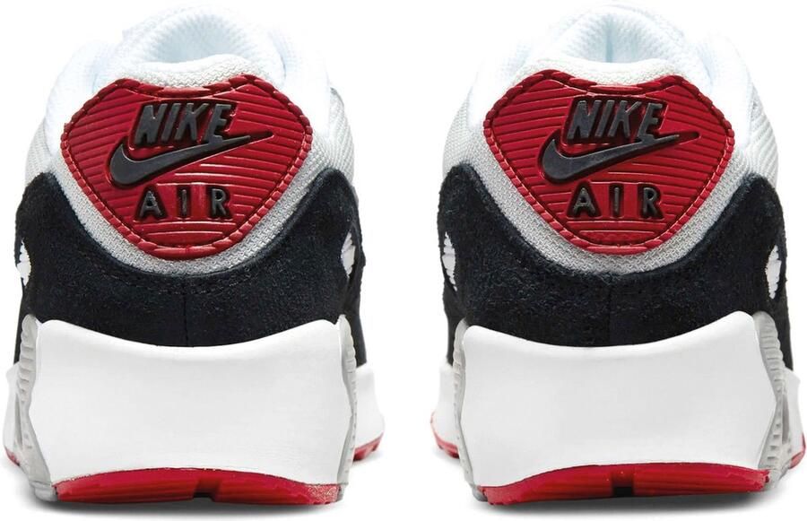 Nike Air Max 90 Junior Photon Dust Varsity Red White Particle Grey Kind - Foto 7