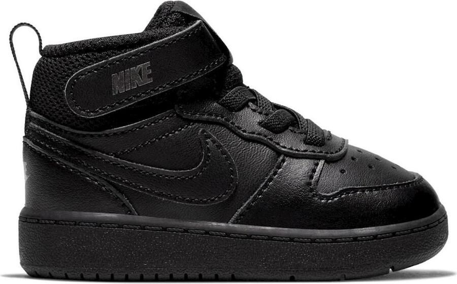 Nike COURT BOROUGH MID 2 (TDV) leren sneakers zwart