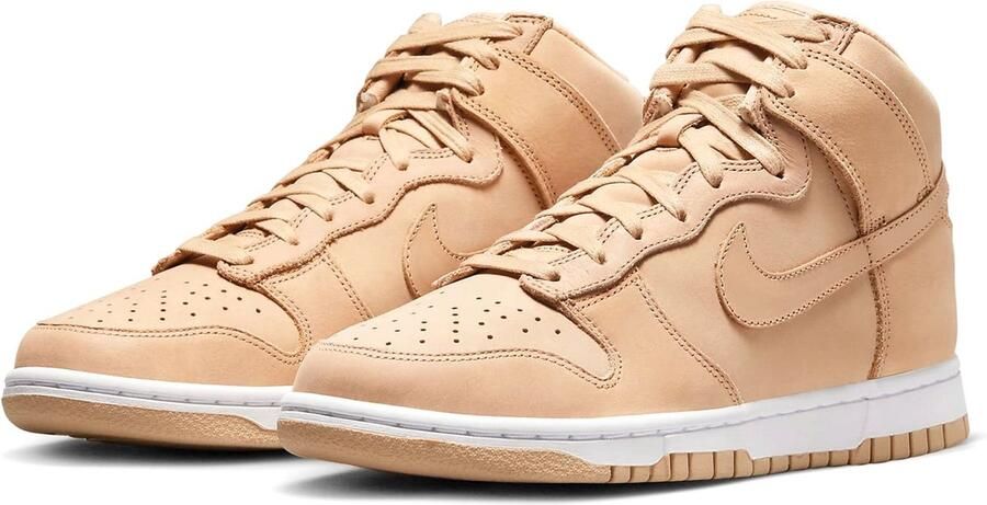 Nike Wmns Dunk High Premium Basketball Schoenen vachetta tan vachetta tan white 38.5 beschikbare maaten:37.5 38.5 39 40 36.5