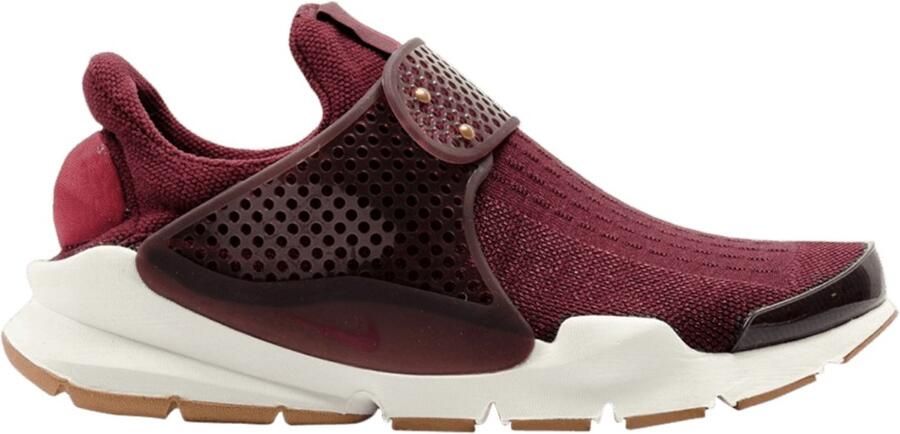 Nike Sock Dart Sneakers Night Maroon Noble Red-Sail Bordeaux Rood Sock Dart Lifestyle Dames Sneakers voor Vrouwen