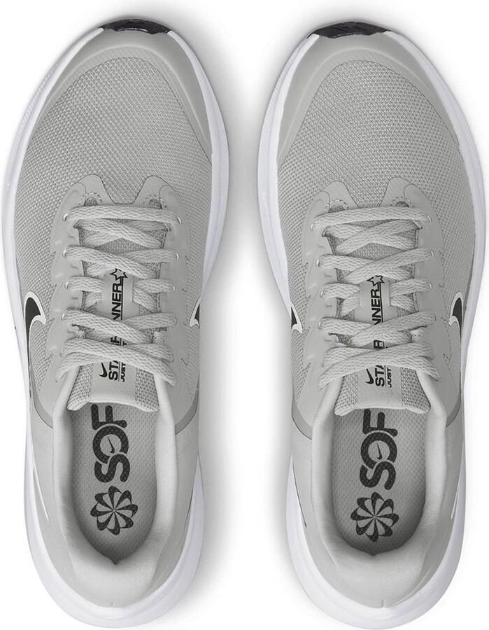Nike STAR RUNNER 3 GS JR hardloopschoenen kindersneaker sportschoenen DA2776 005 grijs - Foto 4