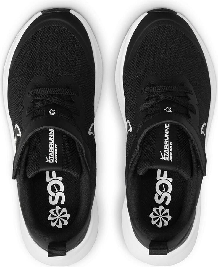 Nike Star Runner 3 Sportschoenen Kleuters Zwart Grijs Wit - Foto 5
