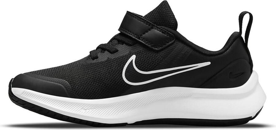 Nike Star Runner 3 Sportschoenen Kleuters Zwart Grijs Wit - Foto 9