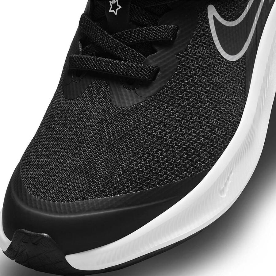 Nike Star Runner 3 Sportschoenen Kleuters Zwart Grijs Wit - Foto 3