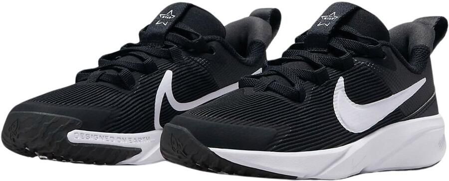 Nike Schoenen voor baby's peuters Star Runner 4 Black Anthracite White - Foto 3