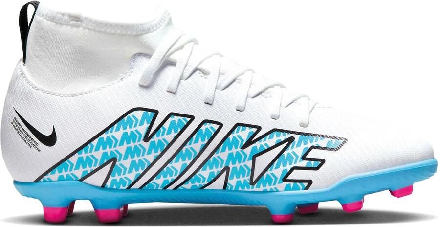Nike Superfly 9 Club FG MG Voetbalschoen Wit Blauw Roze Unisex - Foto 4