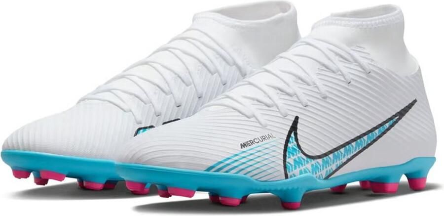 Nike Superfly 9 Club Voetbalschoen met sok Wit Blauw Limited edition Doos zonder deksel - Foto 2