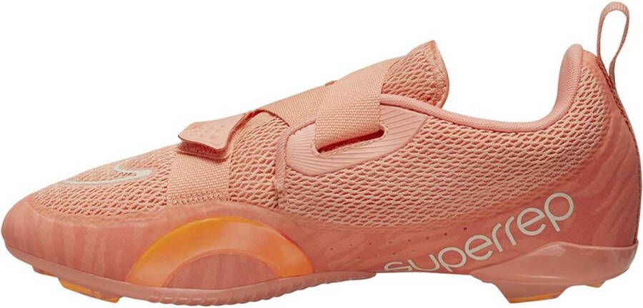 Nike Superrep Cycle 2 Next Nature Indoor Fietsschoenen Crimson Bliss Pearl White Total Orange Dames