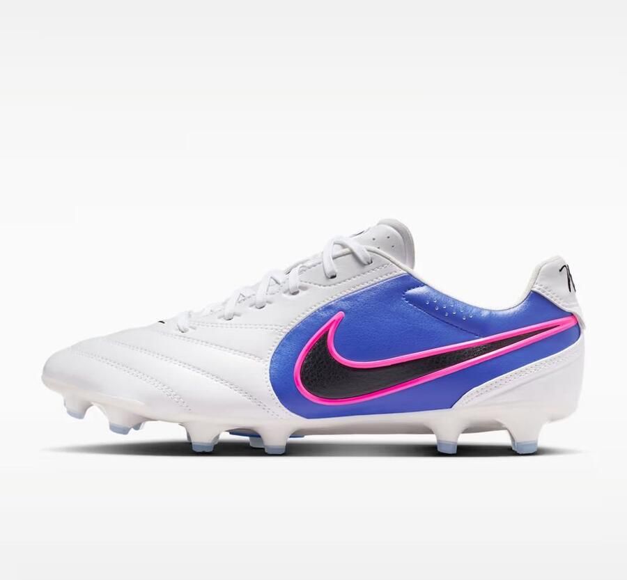 Nike low top voetbalschoenen (stevige ondergrond) Tiempo Ligera Pro Wit- Heren Wit