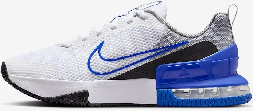 Nike Air Max Alpha Trainer 6 Wit Light Smoke Grey Zwart Hyper Royal Wit Grijs Air Max Lifestyle Heren Sneakers voor Mannen