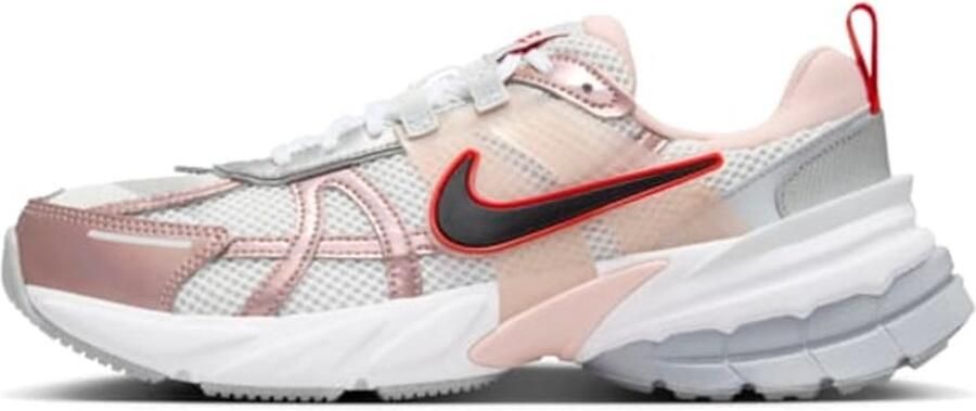 Nike V2K Run Summit White Legend Pink Wolf Grey Zwart Wit Roze V2K Run Lifestyle Unisex Sneakers Doos zonder deksel - Foto 3