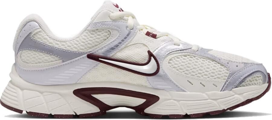 Nike Sneakers V5 RNR Wit Bordeaux Zilver Dames