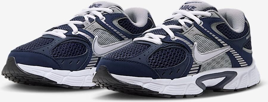 Nike V5 RNR Thunder Blue Light Smoke Grey Metallic Silver White Blauw Grijs V-Series Lifestyle Kinder Sneakers voor en