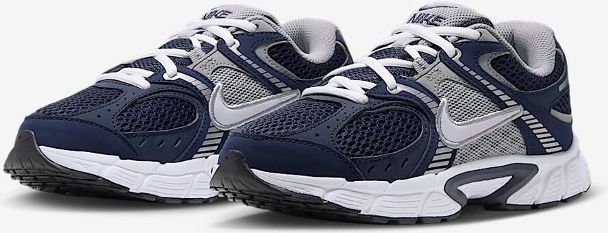 Nike V5 RNR Thunder Blue Light Smoke Grey Metallic Silver Wit Blauw Grijs V5 RNR Lifestyle Kinder Sneakers voor en