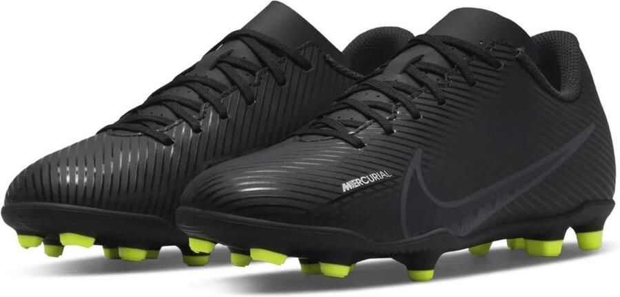 Nike Jr. Mercurial Vapor 15 Club FG MG Voetbalschoenen voor kleuters kids(meerdere ondergronden) Black Summit White Volt Dark Smoke Grey Kind - Foto 8