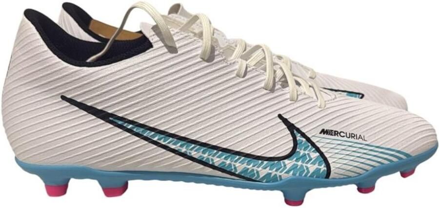 Nike Mercurial Vapor 15 club FG MG Sr. voetbalschoenen zwart grijs geel - Foto 3