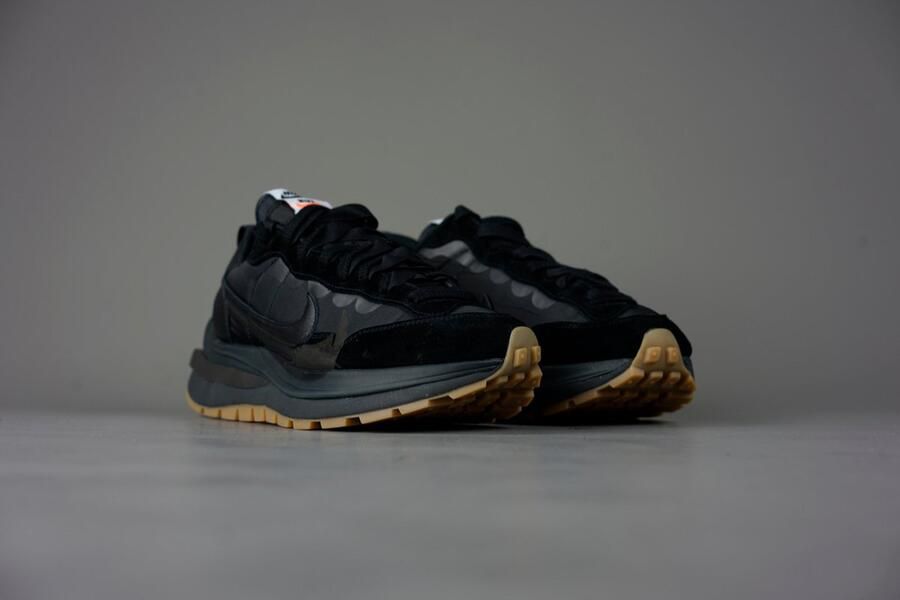 Nike Vaporwaffle x Sacai ''Black Gum'' DD1875-001 ZWART Schoenen - Foto 4
