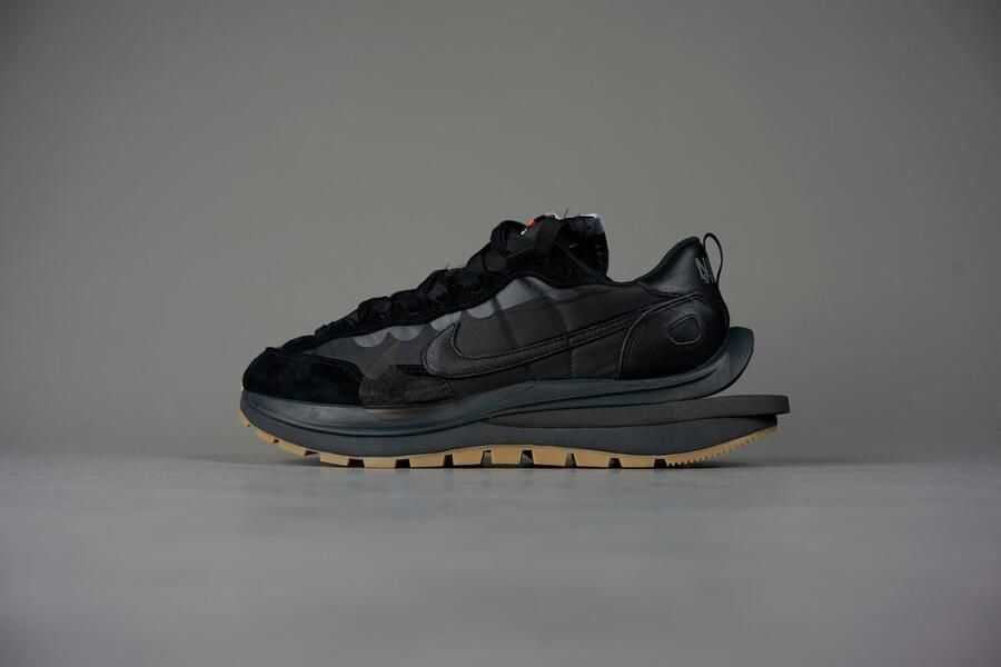 Nike Vaporwaffle x Sacai ''Black Gum'' DD1875-001 ZWART Schoenen - Foto 7