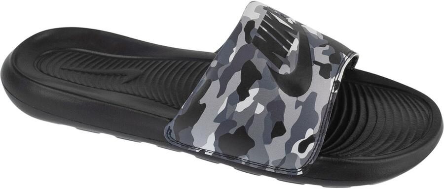 Nike Victori One Slide Print Heren Slippers en Sandalen Black Mesh Synthetisch Foot Locker - Foto 2