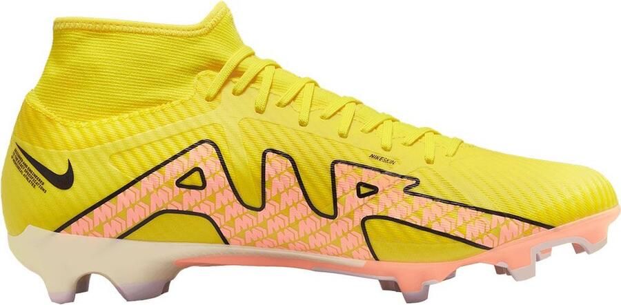Nike Zoom Mercurial Superfly 9 Elite FG Voetbalschoenen (stevige ondergrond) Geel