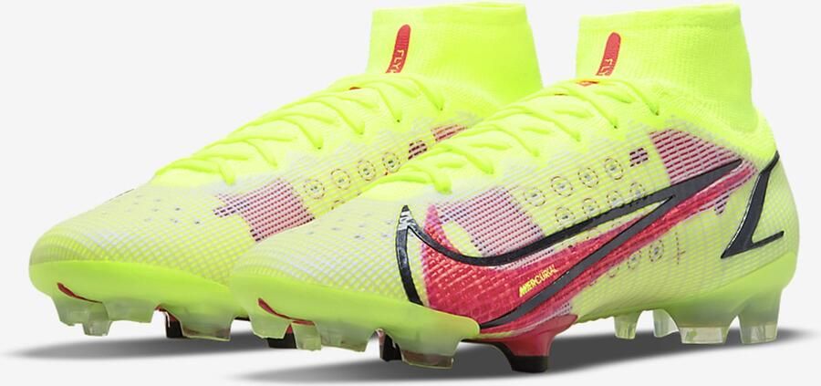 Nike Mercurial Superfly 8 Elite FG Voetbalschoen(stevige ondergrond) Geel