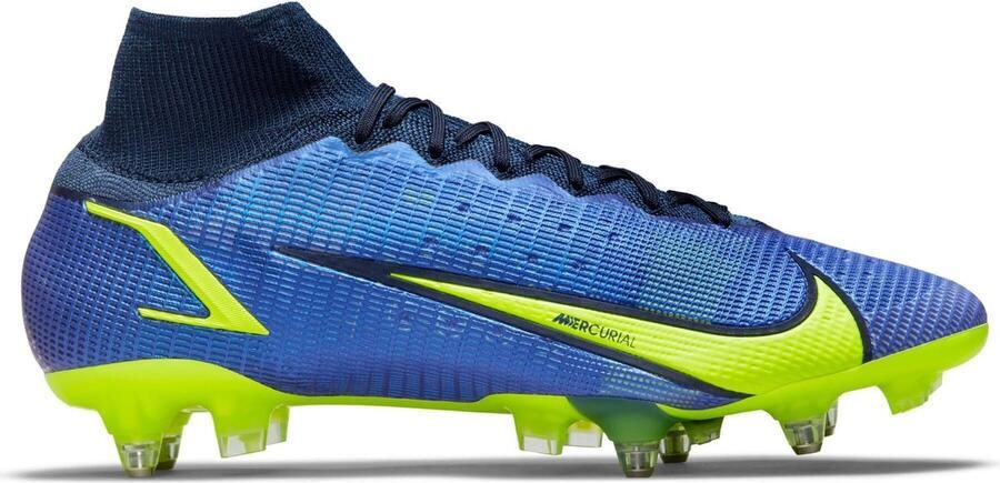 Nike Mercurial Superfly 8 Elite SG Pro AC Voetbalschoen(zachte ondergrond) Blauw