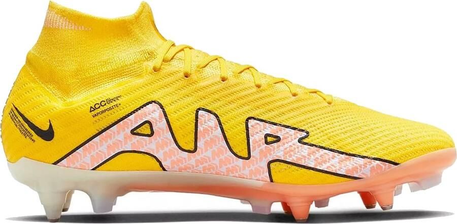 Nike Zoom Mercurial Superfly 9 Elite SG-Pro Anti-Clog Traction Voetbalschoenen (zachte ondergrond) Geel