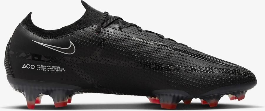 Nike Phantom GT2 Elite FG voetbalschoen (stevige ondergrond) Zwart