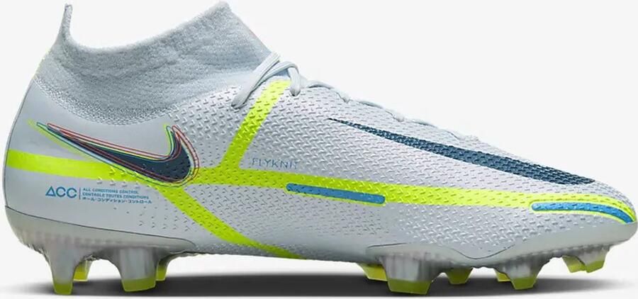Nike Phantom GT2 Dynamic Fit Elite FG Voetbalschoenen(stevige ondergrond) Grijs