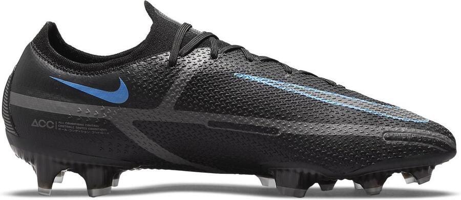 Nike Phantom GT2 Elite FG Voetbalschoen (stevige ondergrond) Black Iron Grey Black