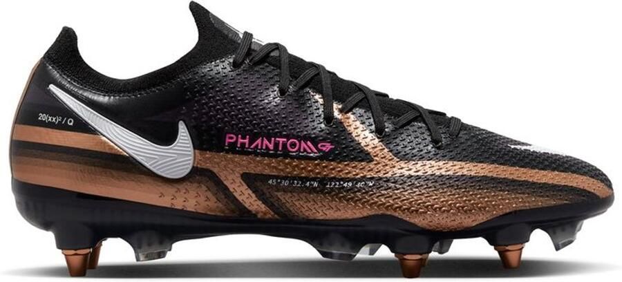 Nike Phantom GT2 Elite SG-Pro AC Voetbalschoenen Mannen Zwart Roze Bronze - Foto 2