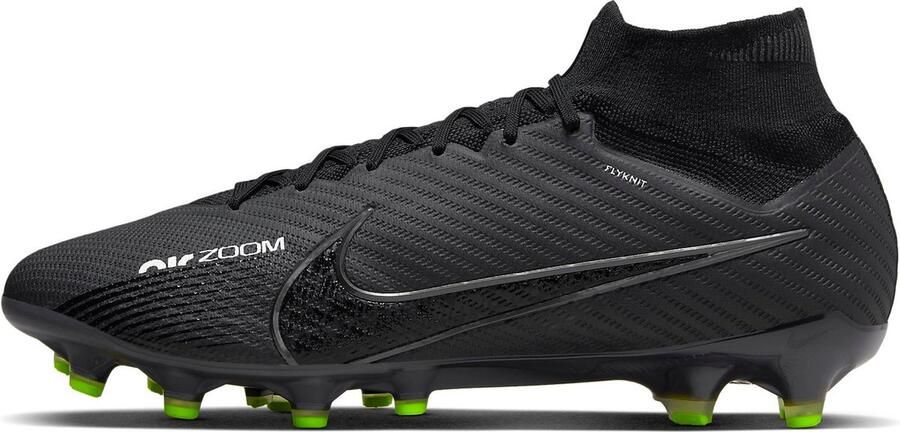 Nike Zoom Mercurial Superfly 9 Elite AG-Pro Voetbalschoenen (kunstgras) Zwart