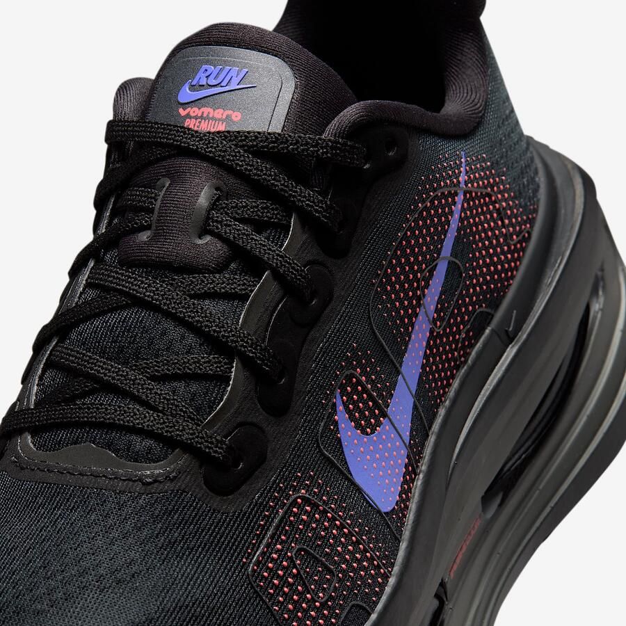 Nike Vomero Premium Hardloopschoenen Zwart Hot Lava Anthracite Sapphire Zwart Oranje Vomero Hardlopen Unisex