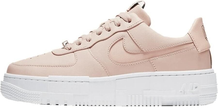Nike Air Force 1 Pixel Damesschoen Particle Beige Black White Particle Beige - Foto 3
