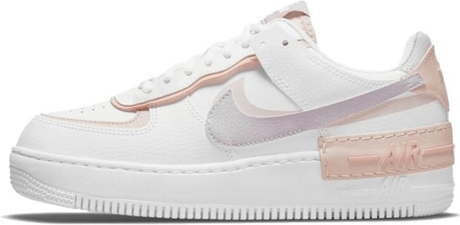 Nike Air Force 1 Low Shadow Paars Lila Wit Sneakers Dames Doos Zonder Deksel - Foto 2