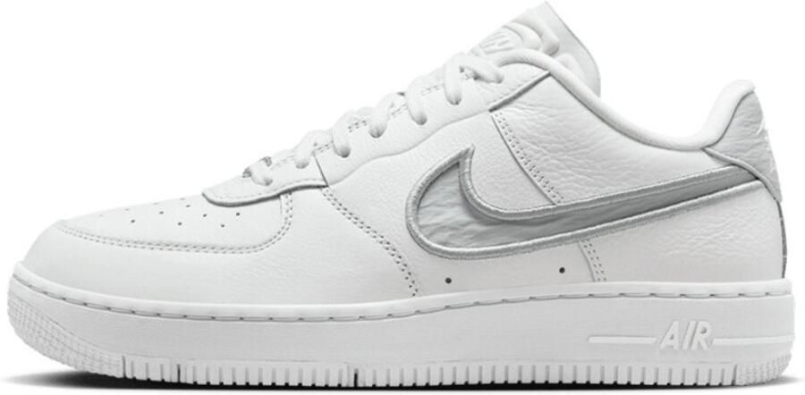 Nike Air Force 1 Dance Sneakers Dames Summit White Metallic Zilver - Foto 2
