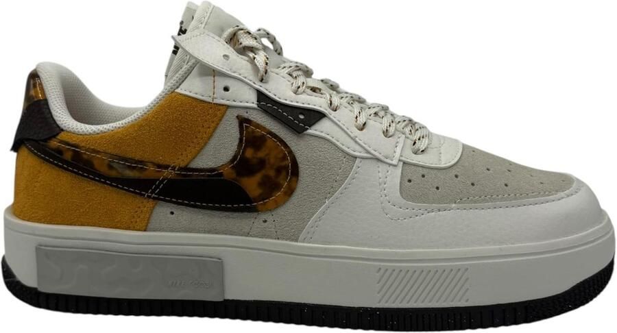 Nike Sneakers Air Force 1 Fontanka WM Phantom Light Curry - Foto 3
