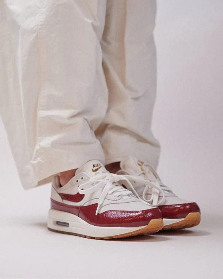 Nike W Air Max 1 LX Grijs Rood