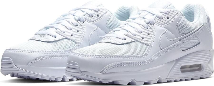 Nike W Air Max 90 White White White Wolf Grey Schoenmaat 36 Sneakers CQ2560 100 - Foto 11