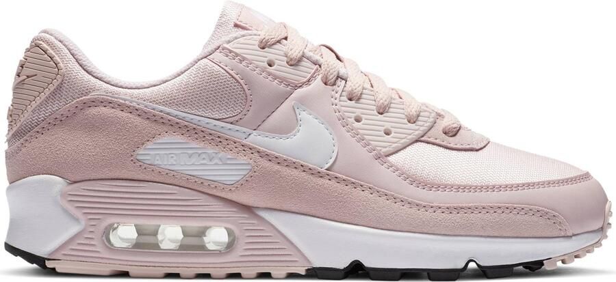 Nike W Air Max 90 Dames Sneakers Barely Rose White-Black