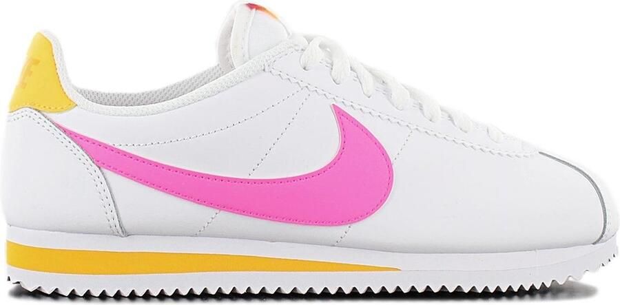 Nike W Classic Cortez Leather Dames Sneakers Sportschoenen Casual schoenen Leer Wit 807471