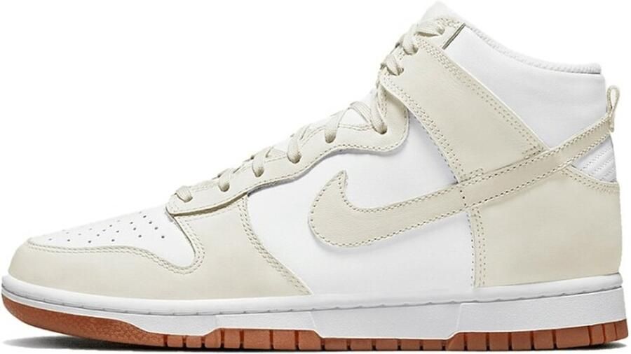 Nike Dunk High Dames White Gum Medium Brown Sail- Dames White Gum Medium Brown Sail - Foto 4