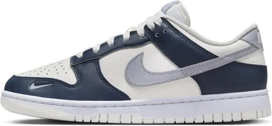 Nike Dunk Low Sail White Armoury Navy Wolf Grey- Sail White Armoury Navy Wolf Grey - Foto 2