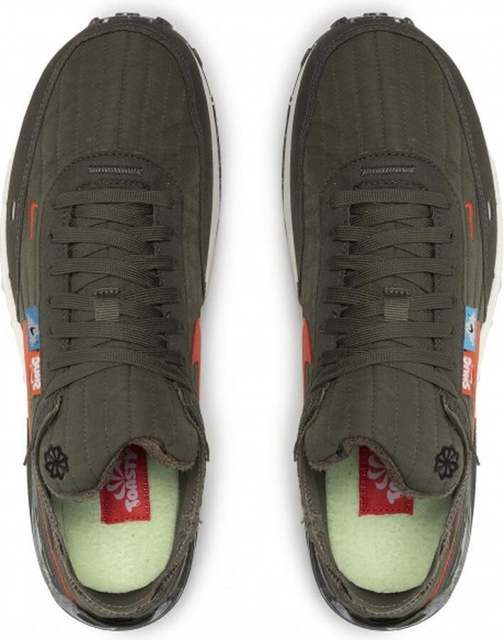 Nike Waffle One Premium Heren Medium Olive Sequoia Black Team Orange Heren - Foto 4