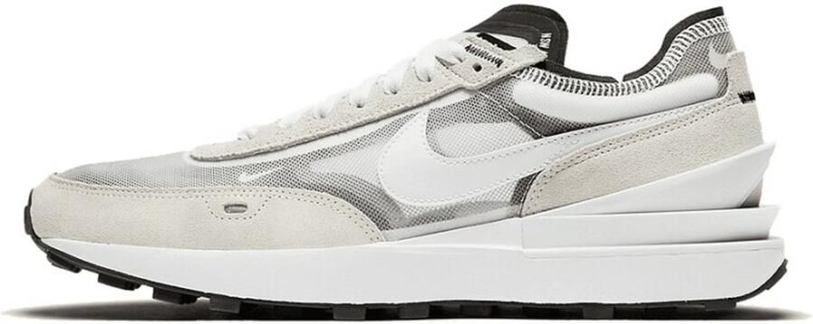 Nike Waffle One Fashion sneakers Schoenen summit white white black orange maat: 47.5 beschikbare maaten:47.5 - Foto 2